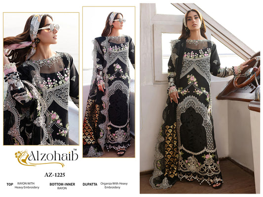 Az-1225 Al Zohaib Cotton Pakistani Salwar Suits