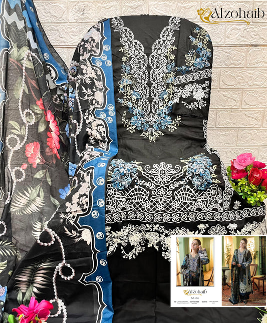 Az-1234 Al Zohaib Cotton Pakistani Salwar Suits