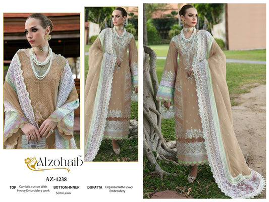 Az-1238 Zoya Vol 1 Al Zohaib Cotton Pakistani Salwar Suits