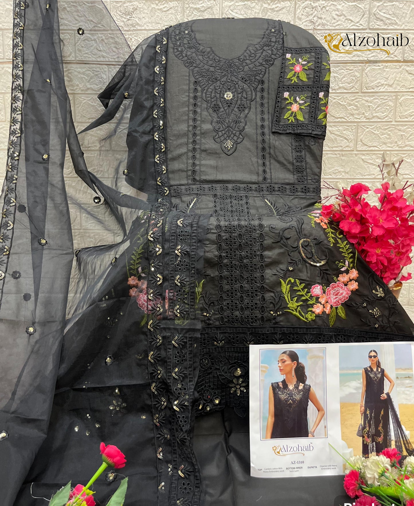 Az-1310 Aarzoo Vol-1 Al Zohaib Embroidery Pakistani Salwar Suits