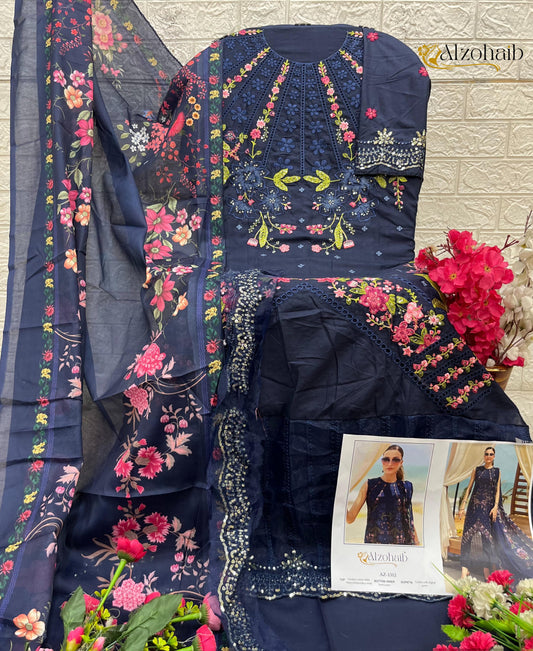 Az-1312 Aarzoo Vol-2 Al Zohaib Embroidery Pakistani Salwar Suits