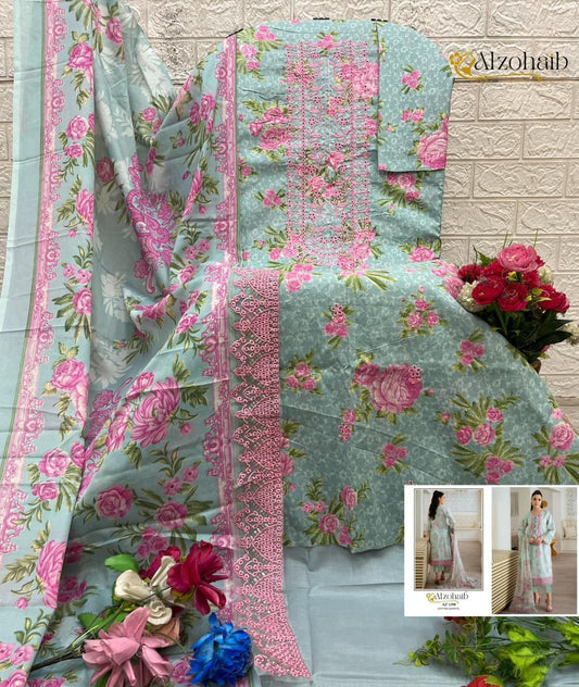 Az-1398 Riwayat Vol 2 Al Zohaib Pure Cotton Pakistani Salwar Suits