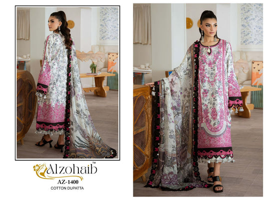 Az-1400 Riwayat Vol 2 Al Zohaib Pure Cotton Pakistani Salwar Suits