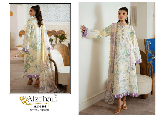 Az-1401 Riwayat Vol 1 Al Zohaib Pure Cotton Pakistani Salwar Suits