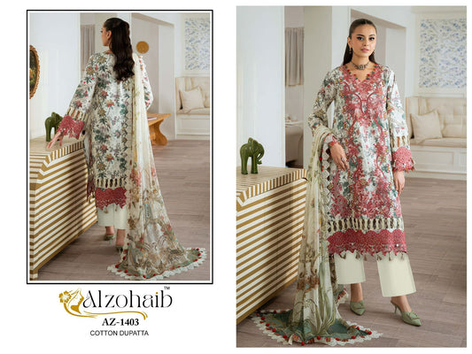 Az-1403 Riwayat Vol 1 Al Zohaib Pure Cotton Pakistani Salwar Suits