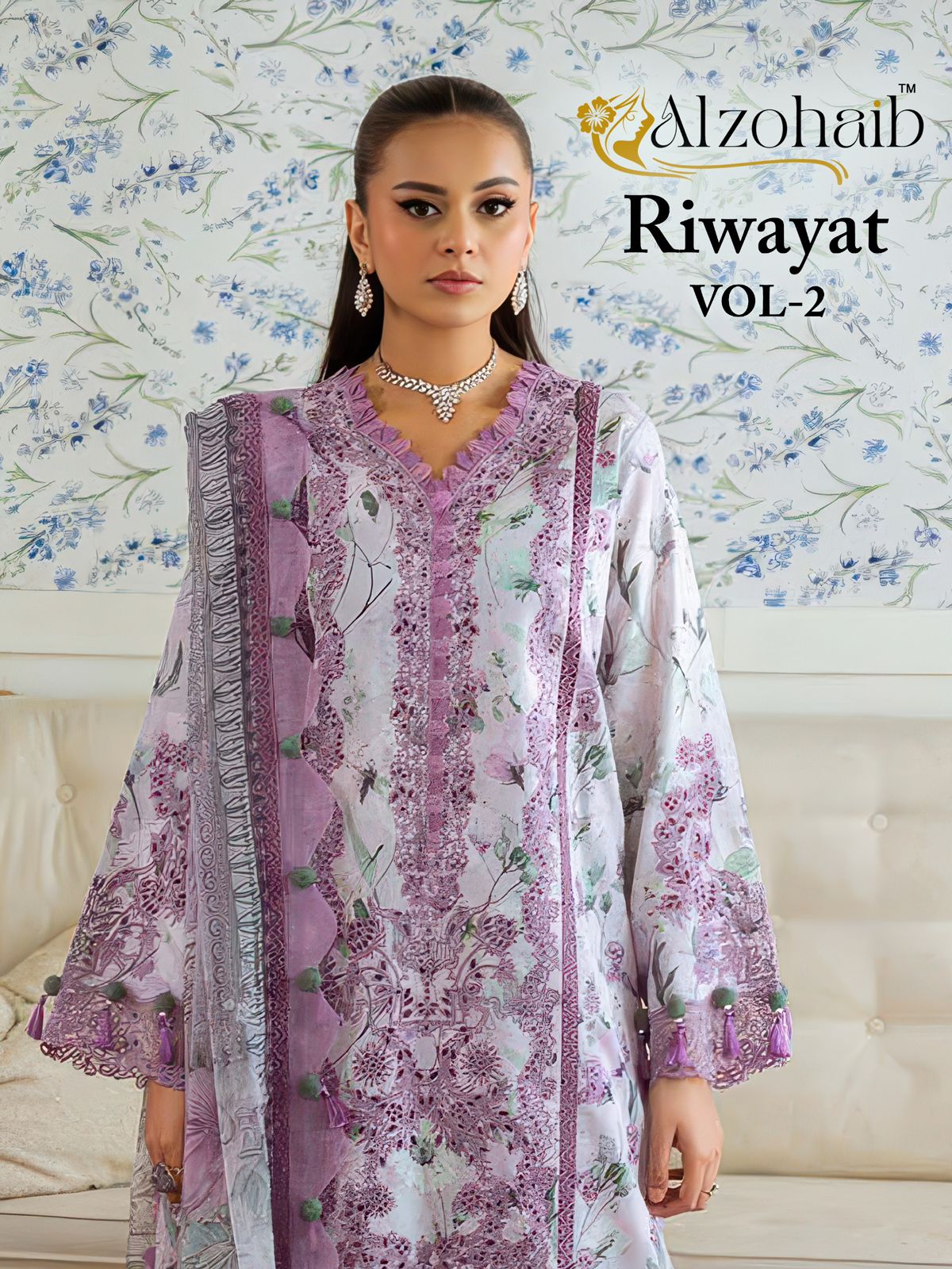 Az-1404 Riwayat Vol 2 Al Zohaib Pure Cotton Pakistani Salwar Suits