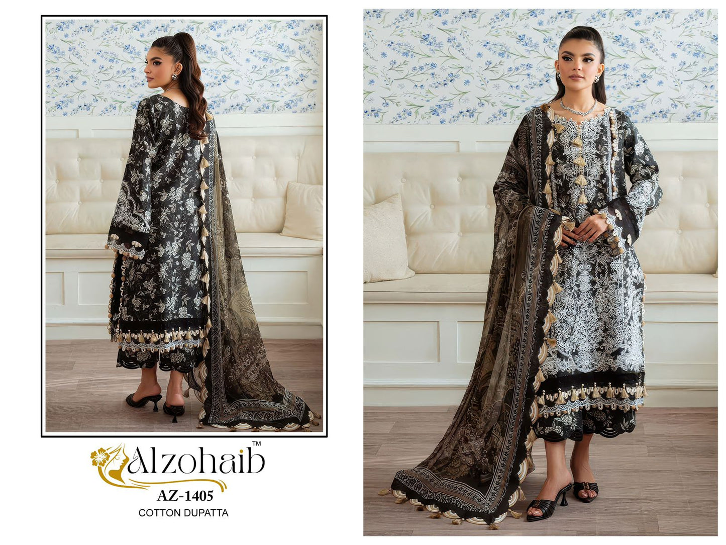 Az-1405 Riwayat Vol 2 Al Zohaib Pure Cotton Pakistani Salwar Suits