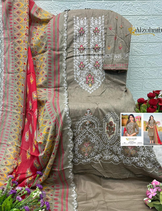 Az-1451 Aaliya Vol 1 Al Zohaib Pure Cotton Pakistani Salwar Suits