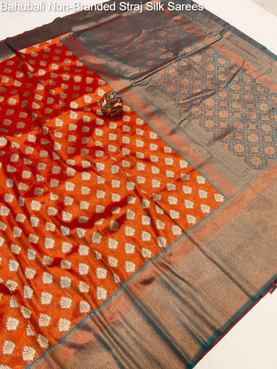 Bahubali Non-Branded Straj Silk Sarees