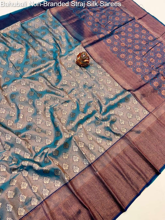 Bahubali Non-Branded Straj Silk Sarees