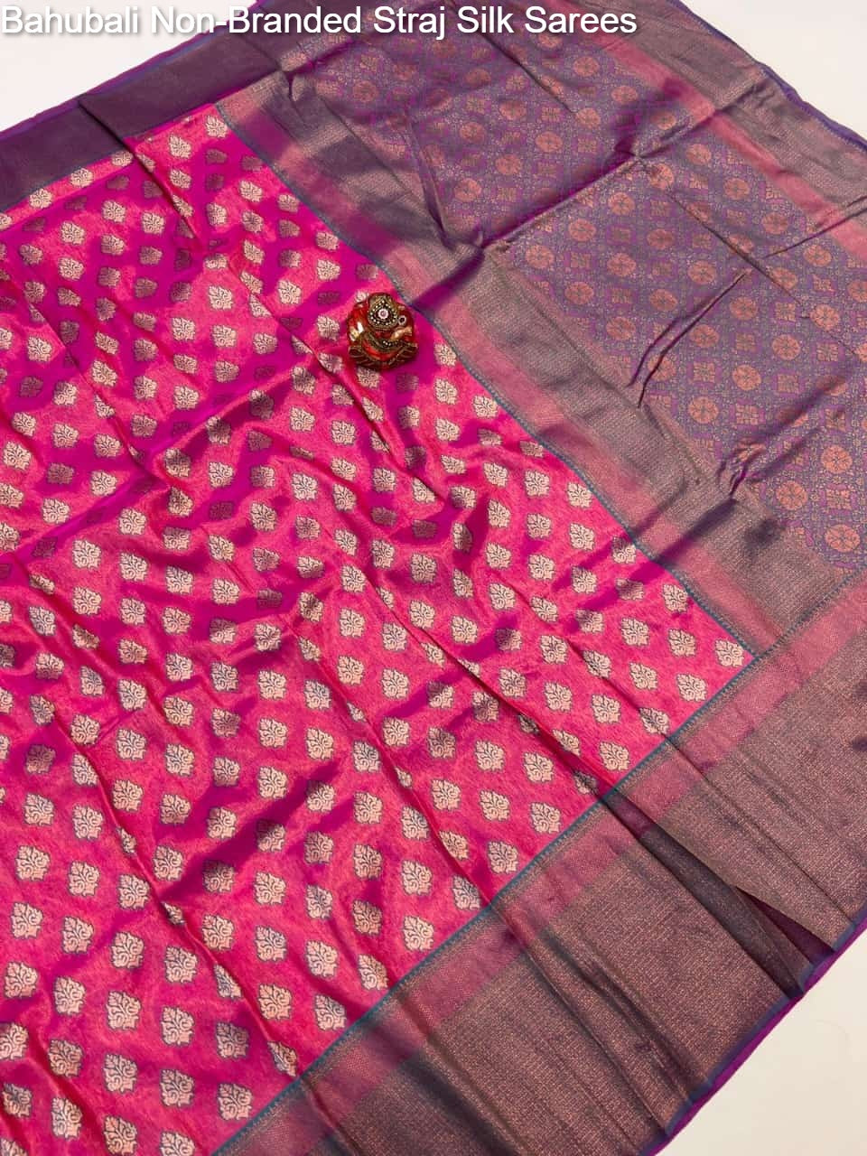 Bahubali Non-Branded Straj Silk Sarees
