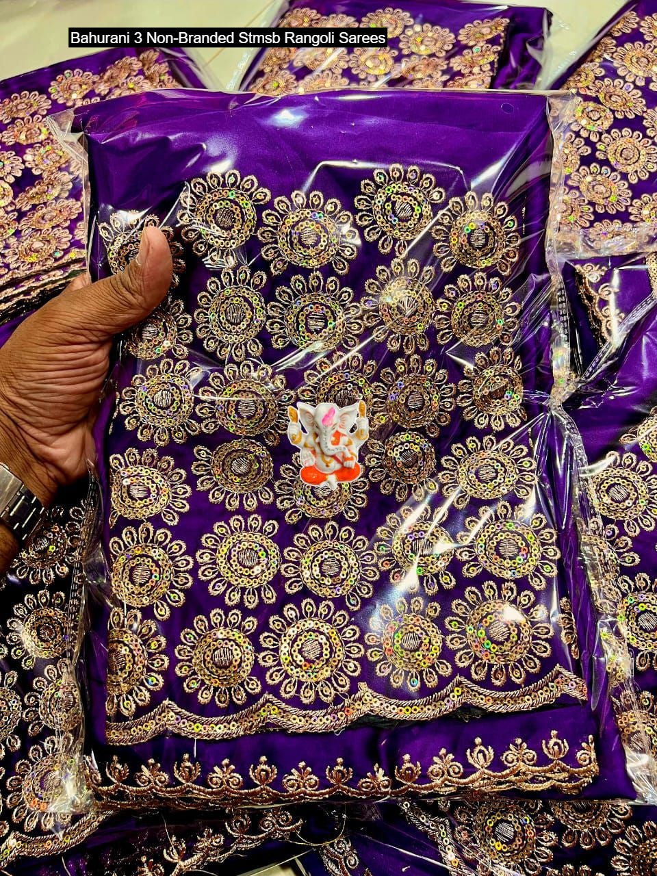 Bahurani 3 Non-Branded Stmsb Rangoli Sarees