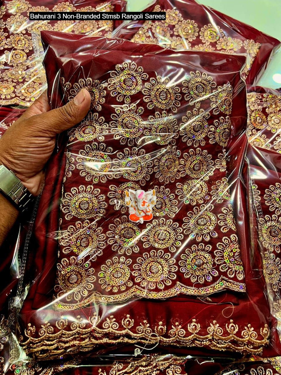Bahurani 3 Non-Branded Stmsb Rangoli Sarees