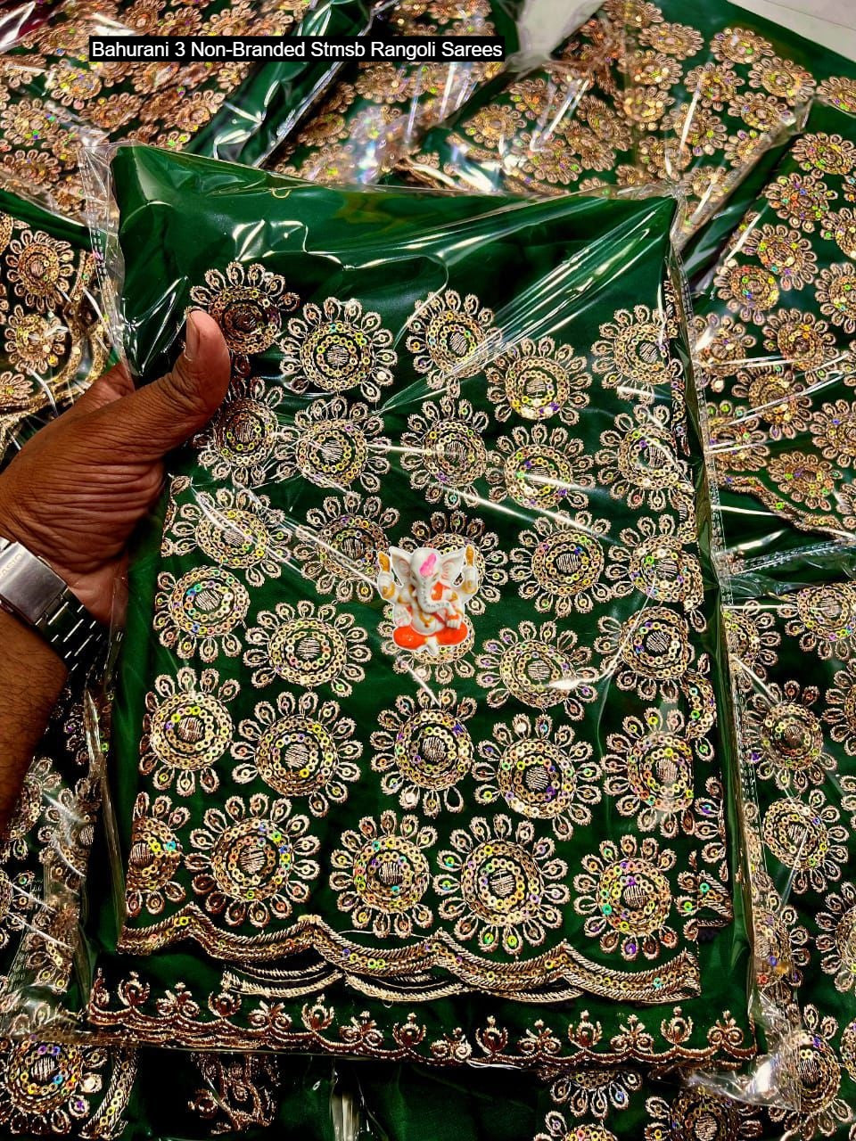 Bahurani 3 Non-Branded Stmsb Rangoli Sarees