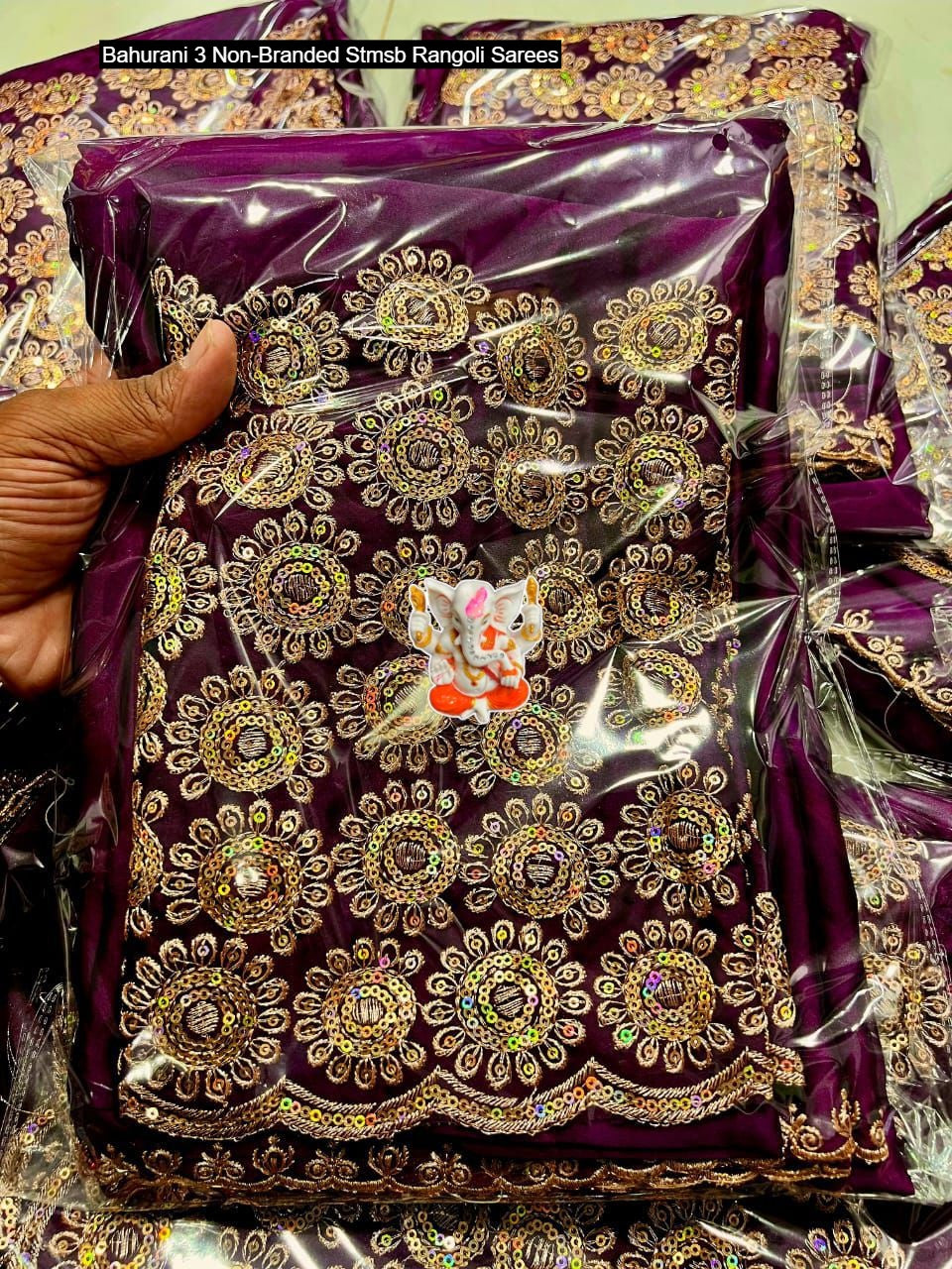 Bahurani 3 Non-Branded Stmsb Rangoli Sarees