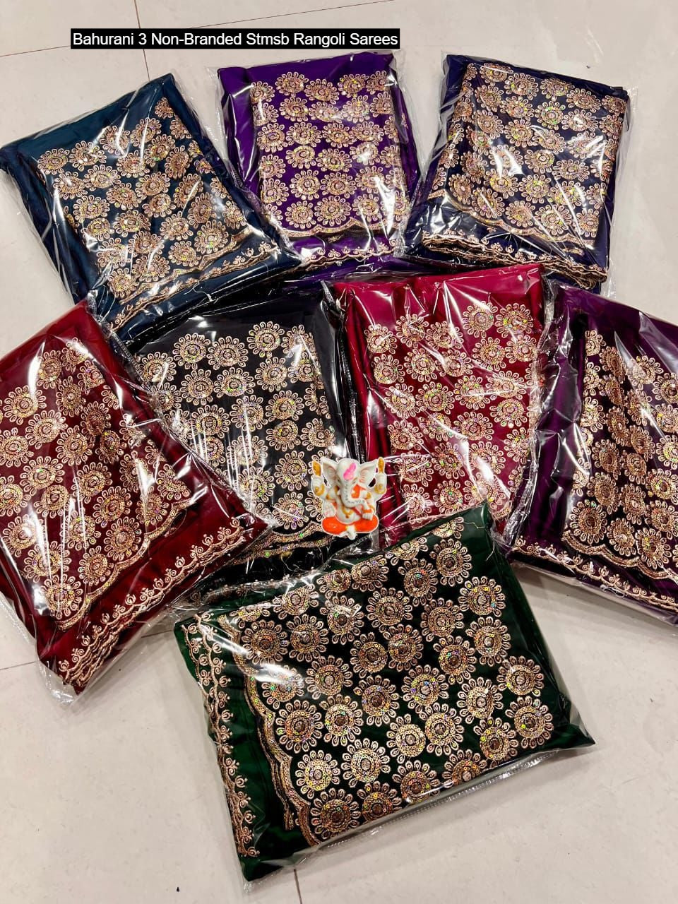 Bahurani 3 Non-Branded Stmsb Rangoli Sarees