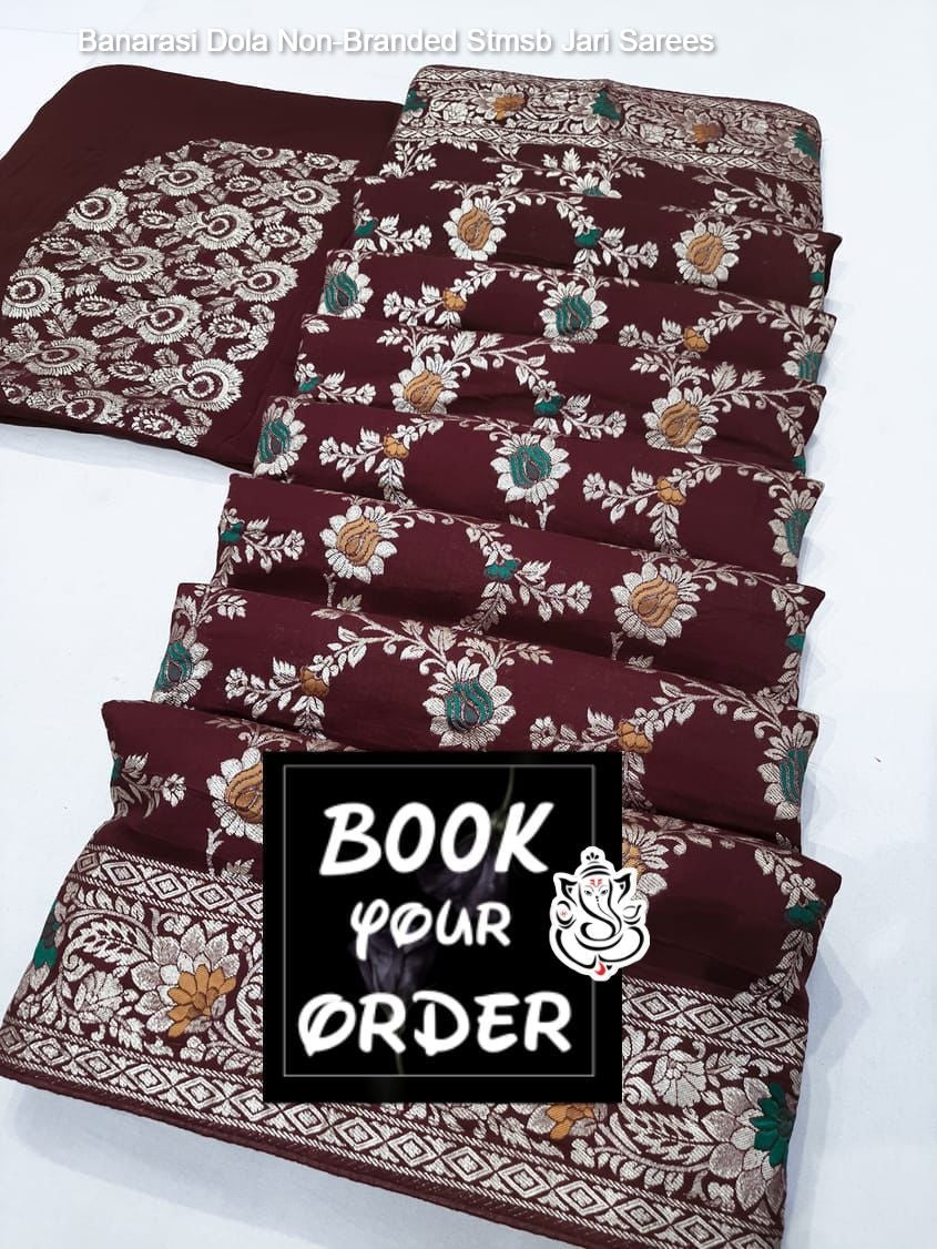 Banarasi Dola Non-Branded Stmsb Jari Sarees
