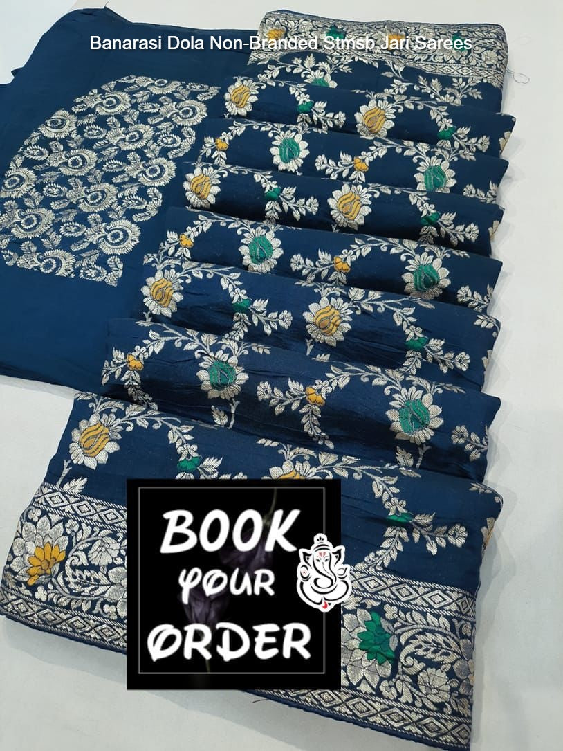 Banarasi Dola Non-Branded Stmsb Jari Sarees
