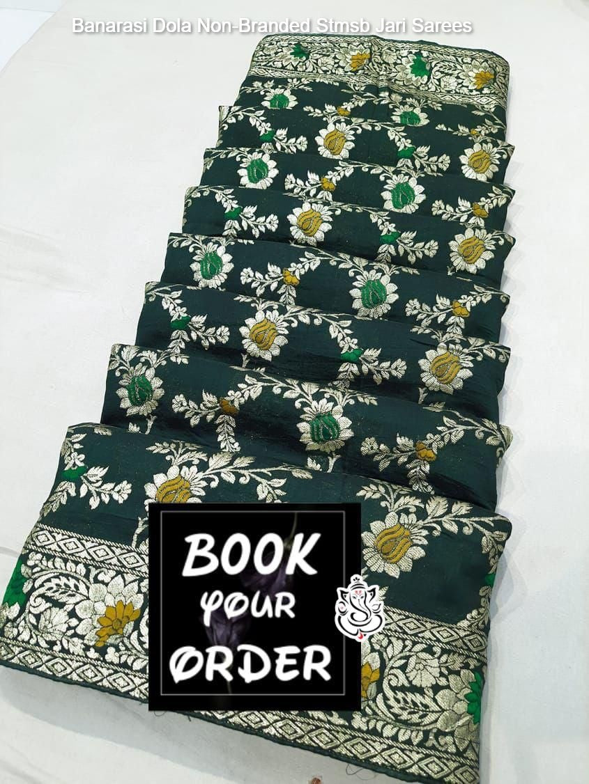 Banarasi Dola Non-Branded Stmsb Jari Sarees
