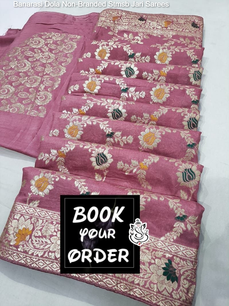 Banarasi Dola Non-Branded Stmsb Jari Sarees