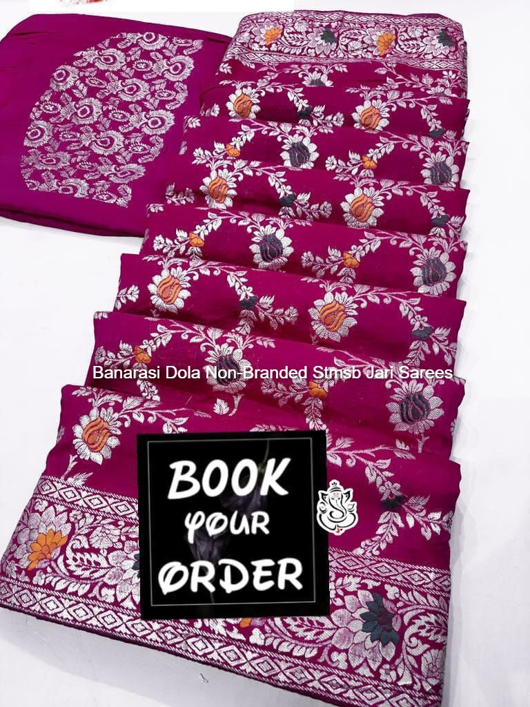 Banarasi Dola Non-Branded Stmsb Jari Sarees