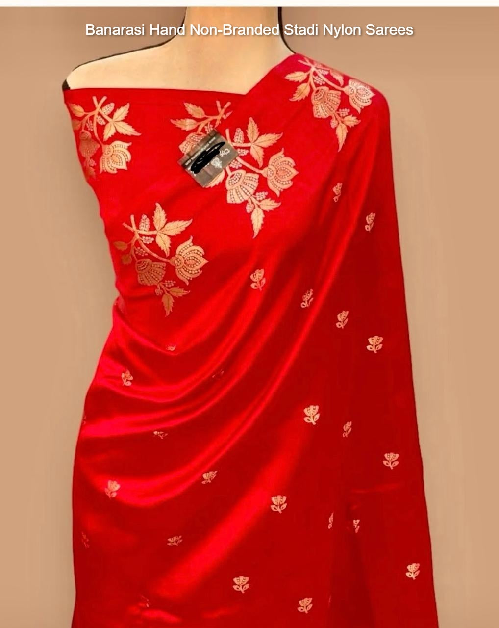 Banarasi Hand Non-Branded Stadi Nylon Sarees