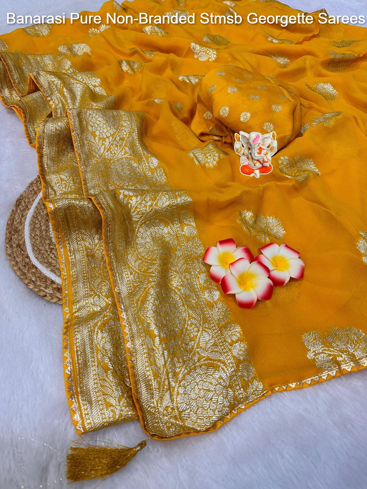 Banarasi Pure Non-Branded Stmsb Georgette Sarees