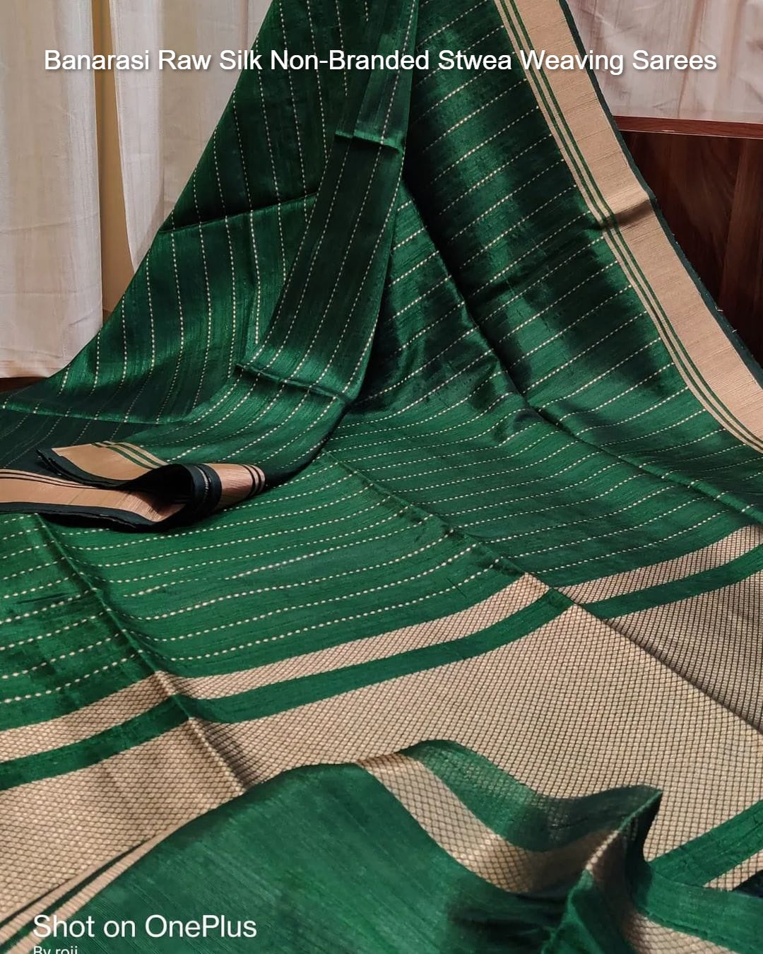 Banarasi Raw Silk Non-Branded Stwea Weaving Sarees