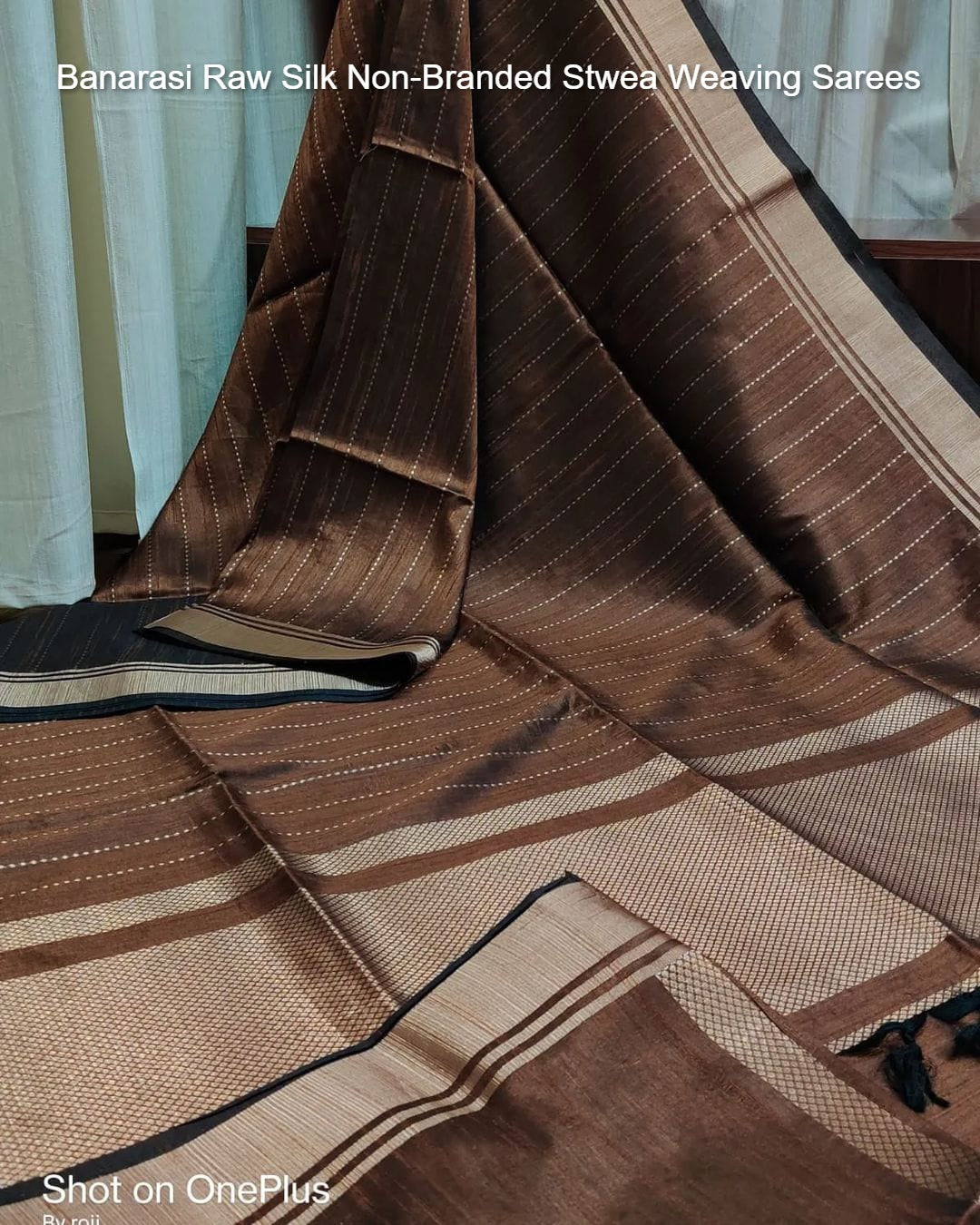 Banarasi Raw Silk Non-Branded Stwea Weaving Sarees
