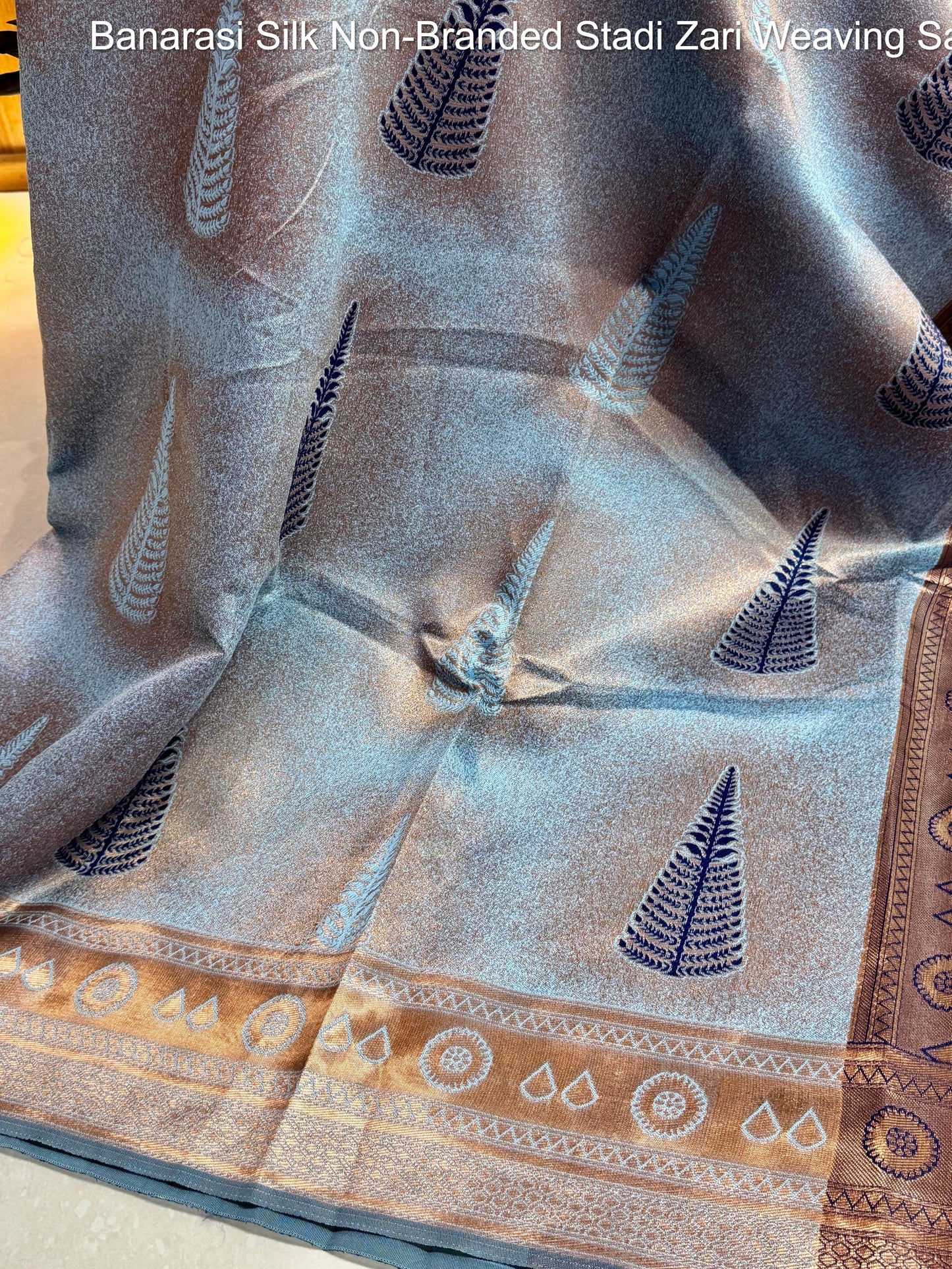 Banarasi Silk Non-Branded Stadi Zari Weaving Sarees