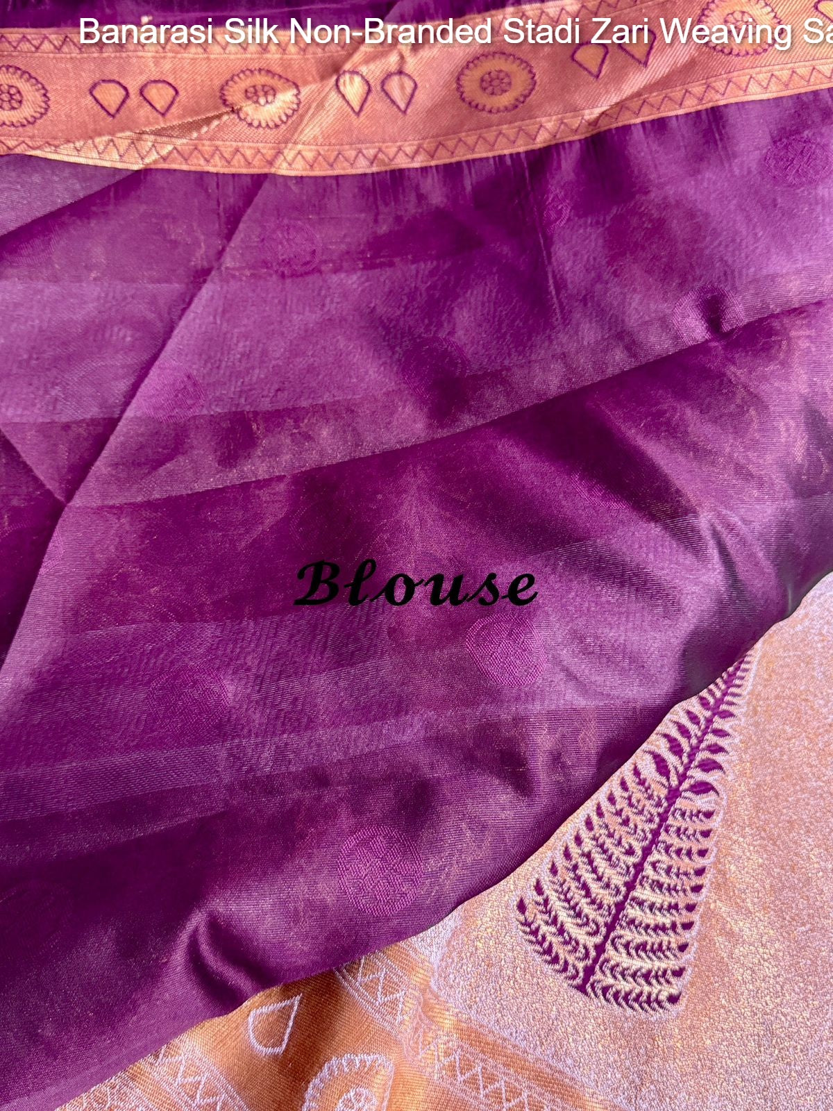 Banarasi Silk Non-Branded Stadi Zari Weaving Sarees