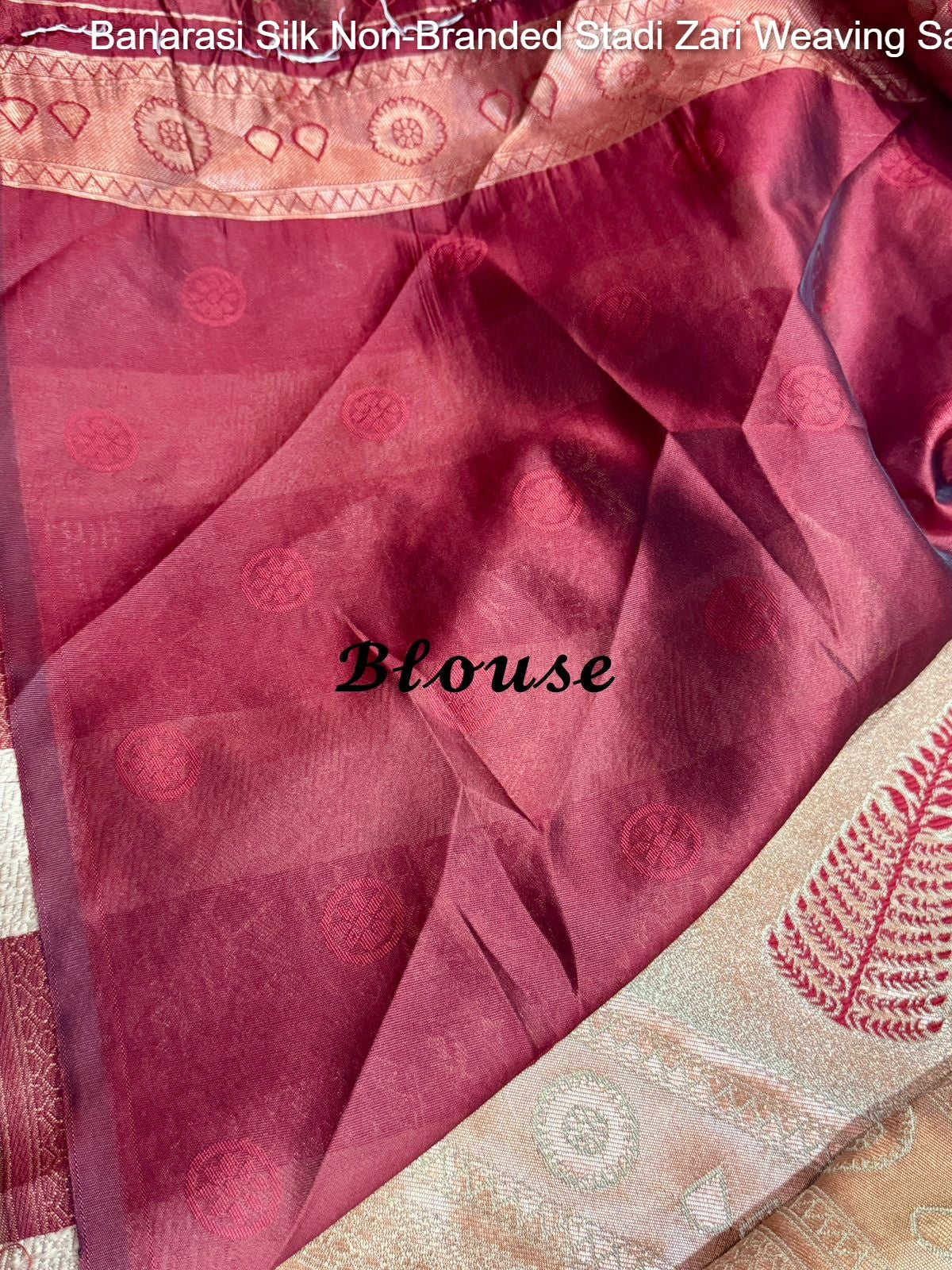 Banarasi Silk Non-Branded Stadi Zari Weaving Sarees