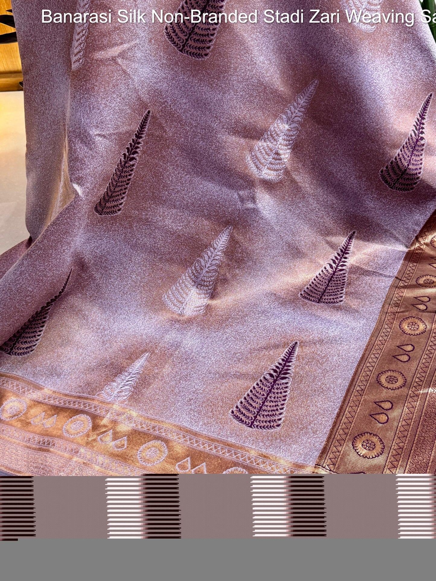 Banarasi Silk Non-Branded Stadi Zari Weaving Sarees