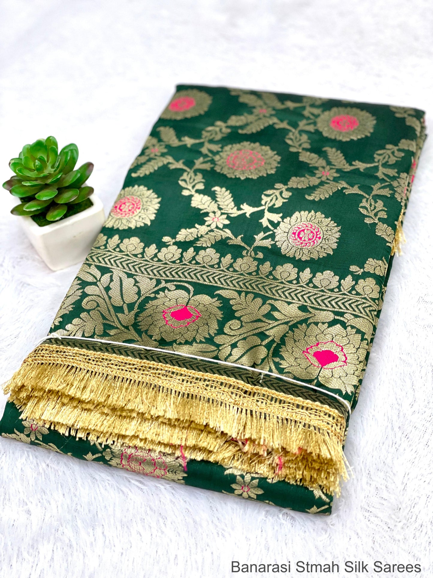 Banarasi Stmah Silk Sarees