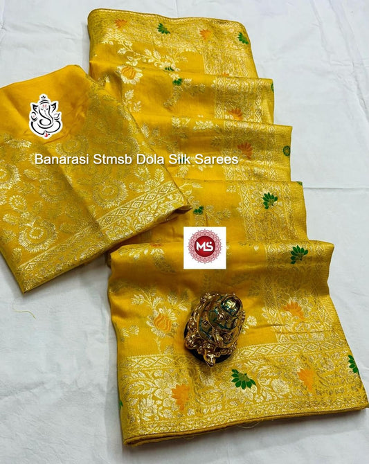Banarasi Stmsb Dola Silk Sarees