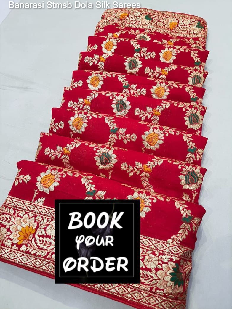 Banarasi Stmsb Dola Silk Sarees