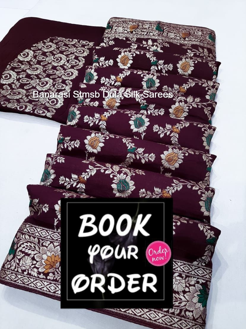 Banarasi Stmsb Dola Silk Sarees