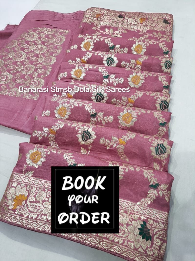 Banarasi Stmsb Dola Silk Sarees