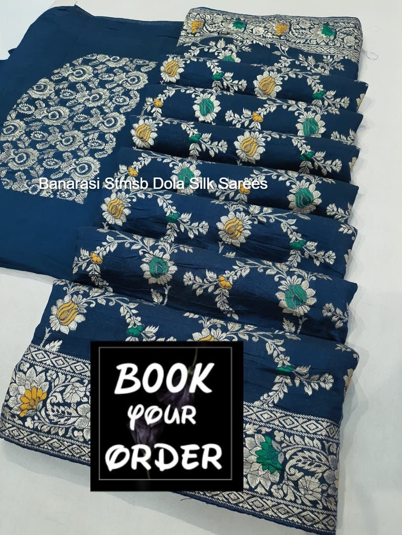 Banarasi Stmsb Dola Silk Sarees