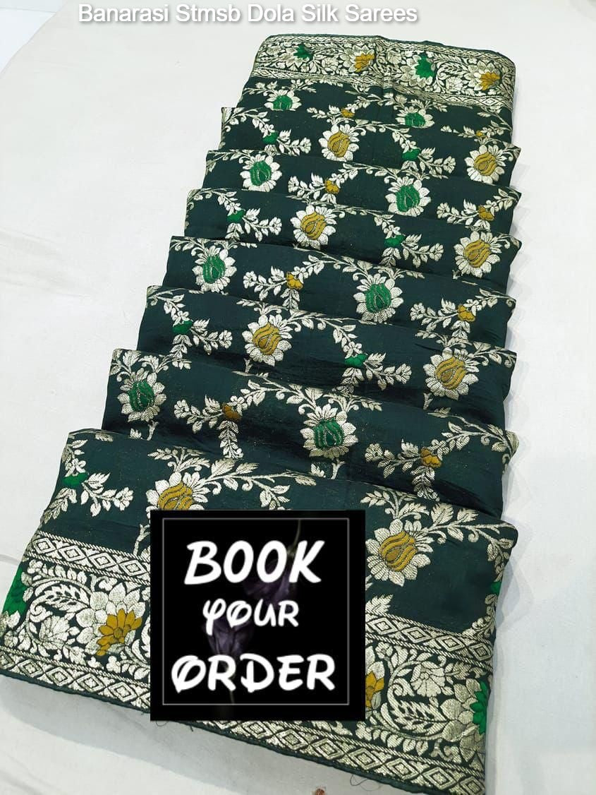 Banarasi Stmsb Dola Silk Sarees