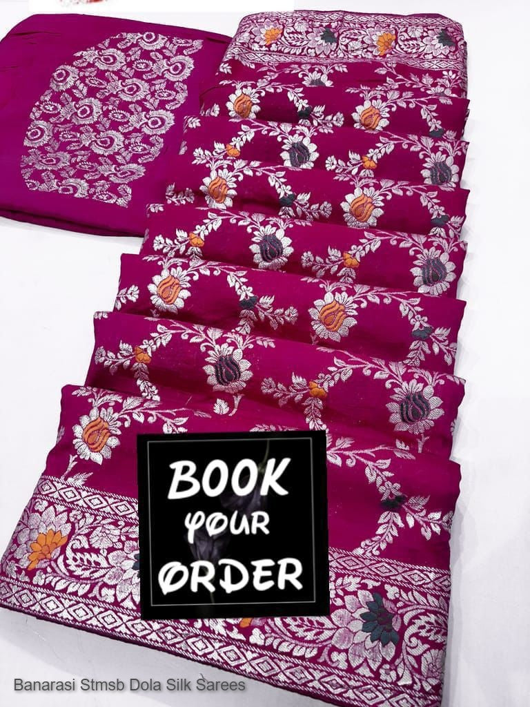 Banarasi Stmsb Dola Silk Sarees