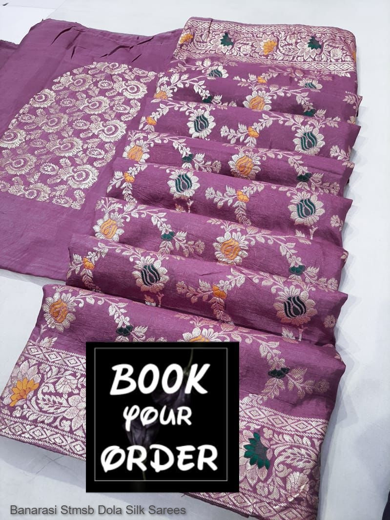 Banarasi Stmsb Dola Silk Sarees