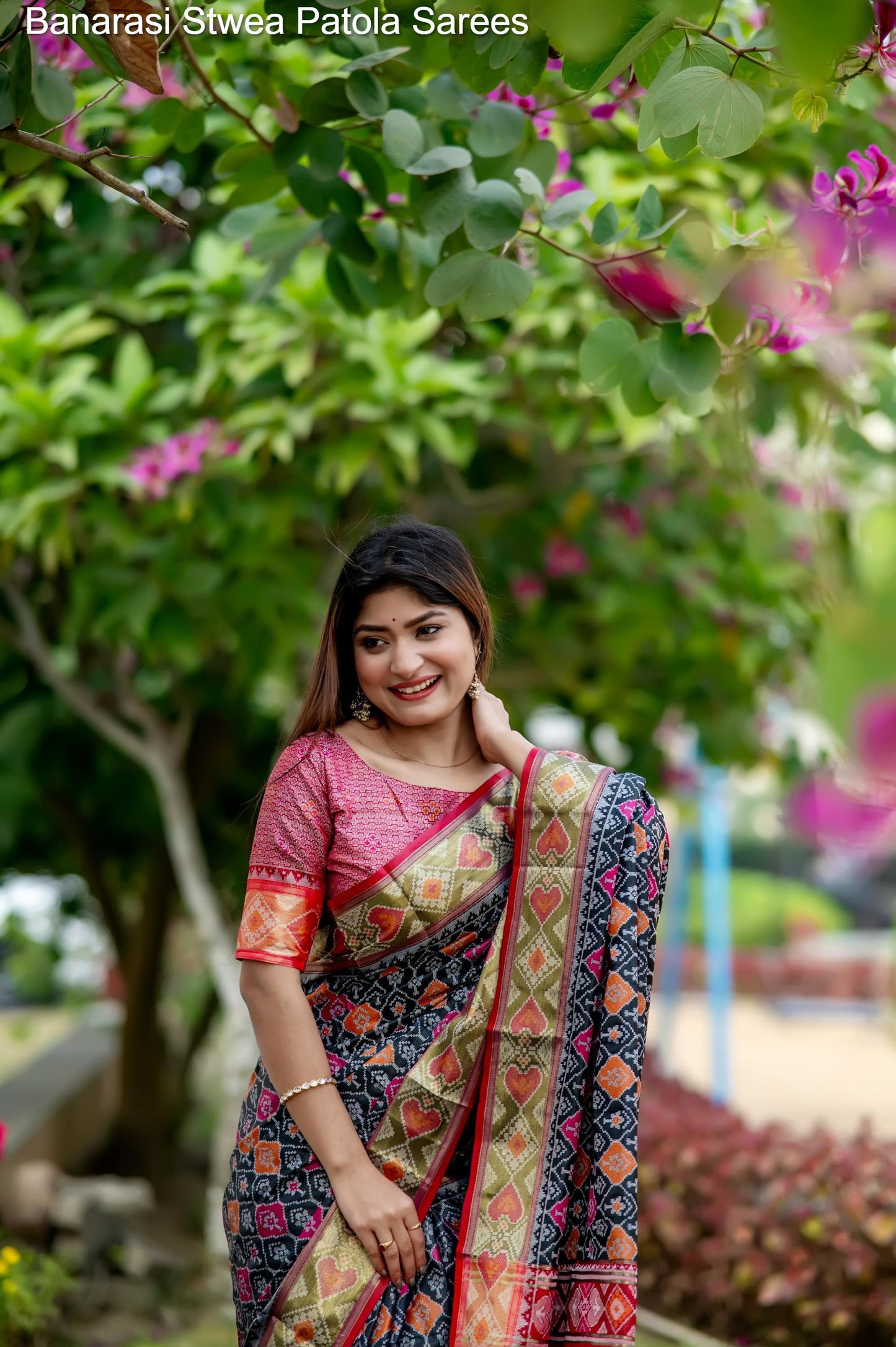 Banarasi Stwea Patola Sarees