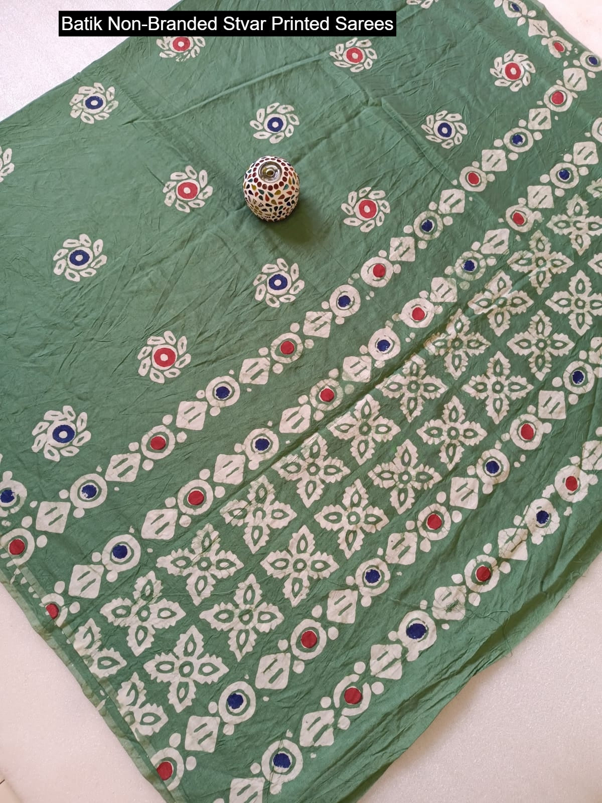 Batik Non-Branded Stvar Printed Sarees