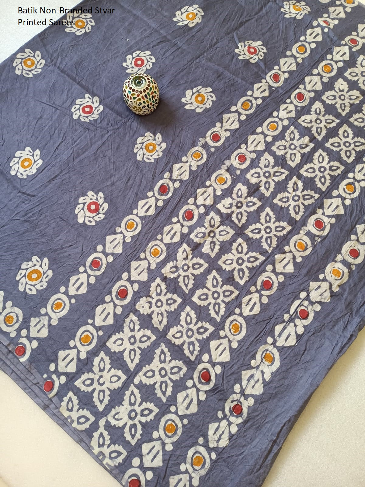 Batik Non-Branded Stvar Printed Sarees