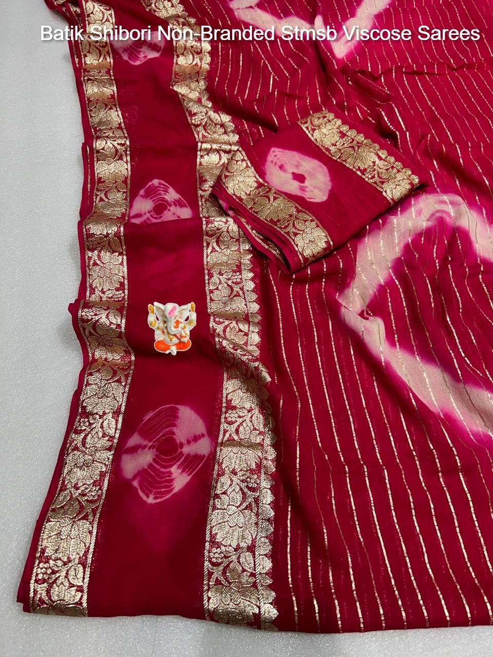 Batik Shibori Non-Branded Stmsb Viscose Sarees