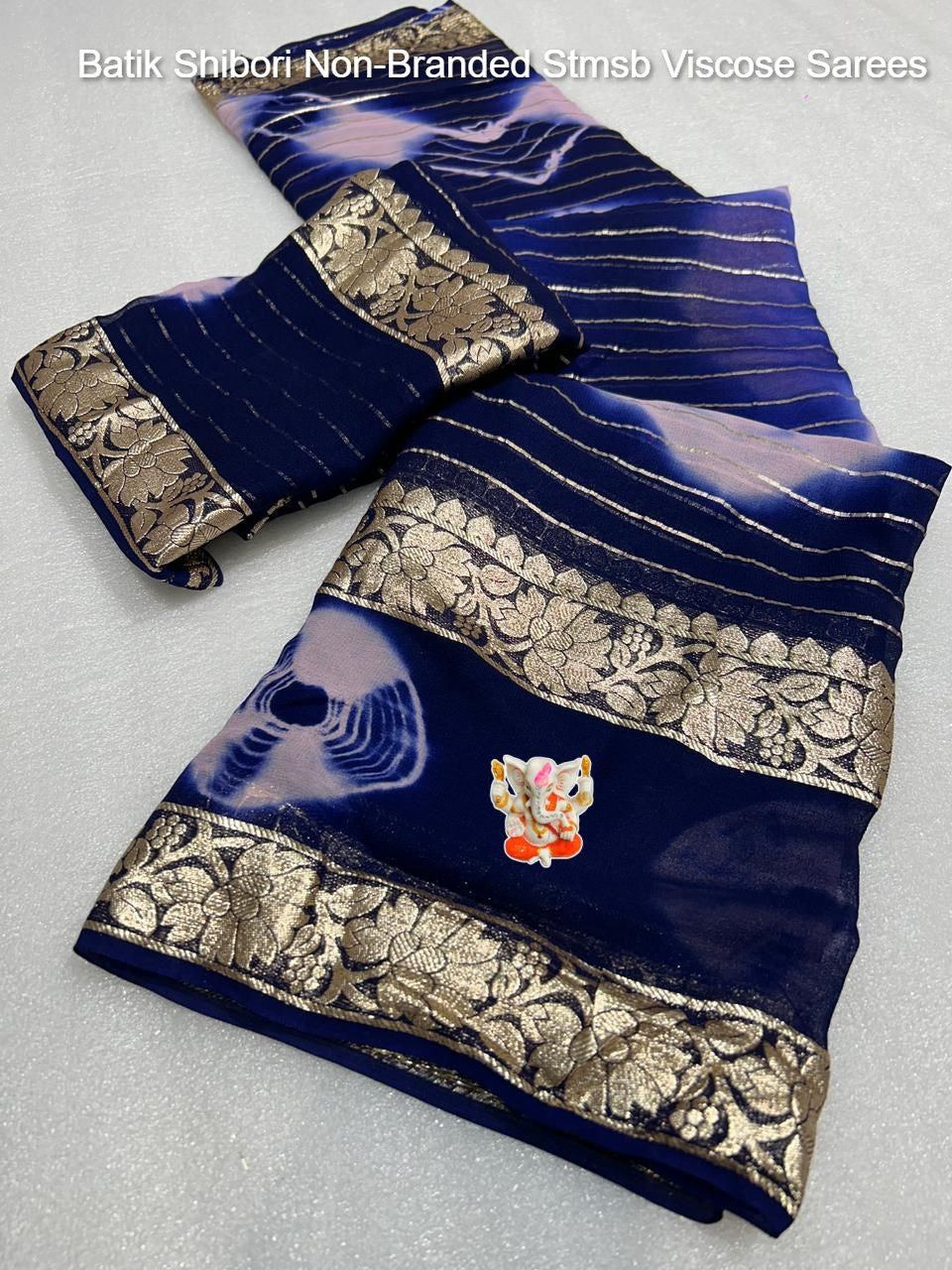 Batik Shibori Non-Branded Stmsb Viscose Sarees