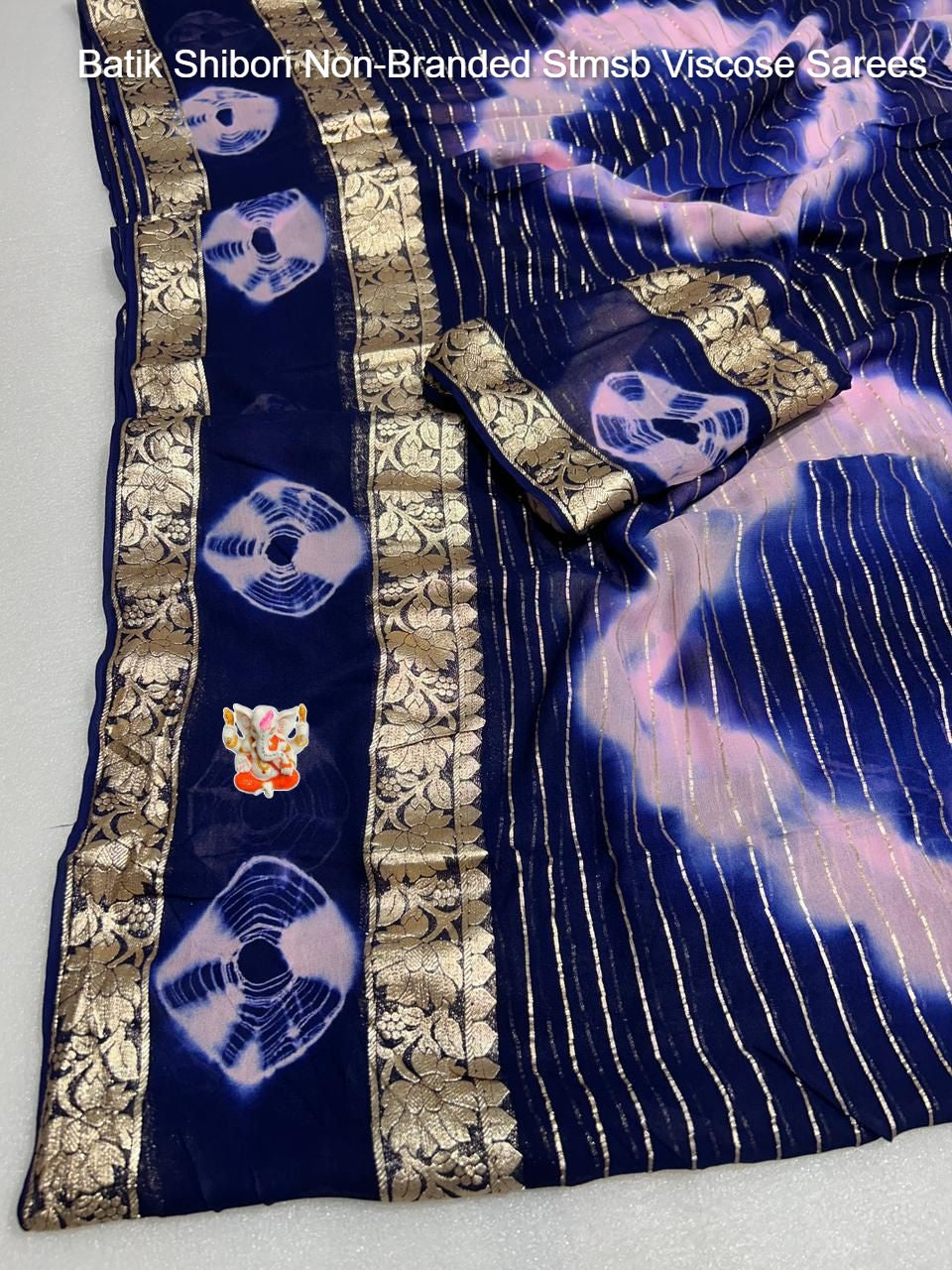 Batik Shibori Non-Branded Stmsb Viscose Sarees