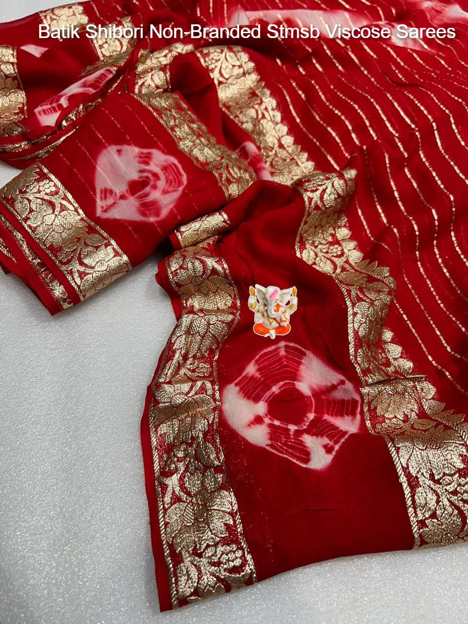 Batik Shibori Non-Branded Stmsb Viscose Sarees