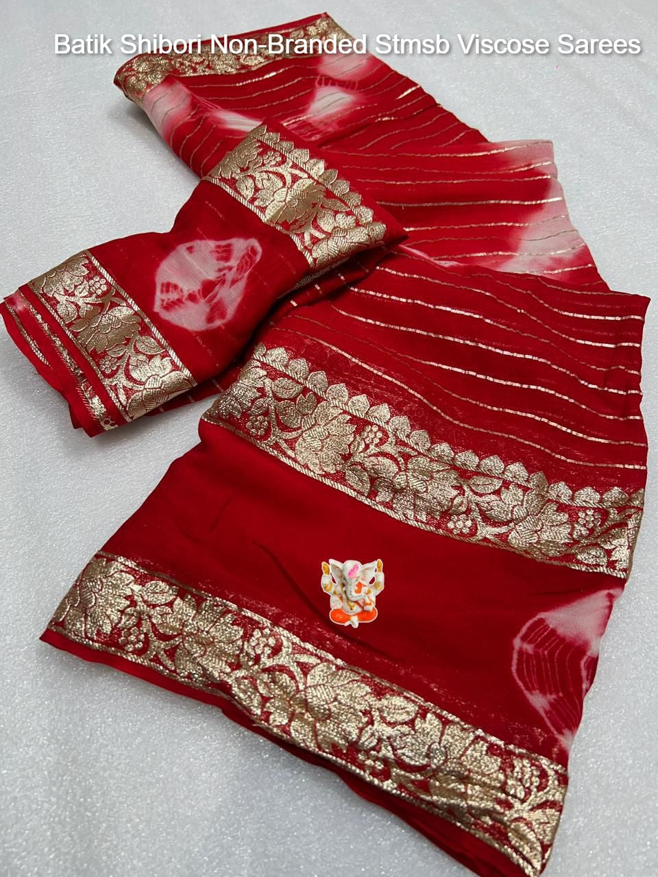Batik Shibori Non-Branded Stmsb Viscose Sarees